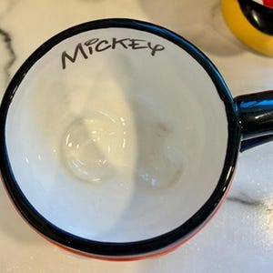 Disney Mickey Minnie Mouse 3D Feet Mug Set Disney Parks Store image 6