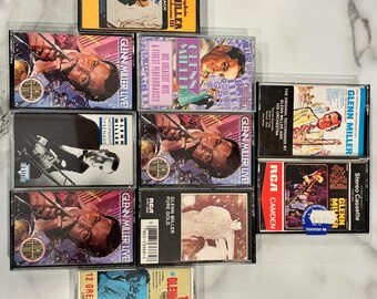 Vintage Glenn Miller Orchestra Big Band Jazz Cassette Tape Lot of 10