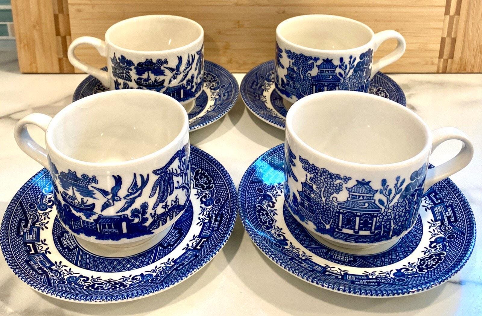 Antique Blue and White Cup - Etsy Antique Blue and White Cup - Etsy