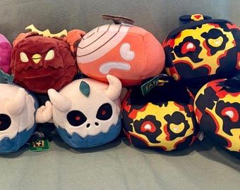 Roblox Blox Fruits 4" Peluche Lotto di 8 Peluche di Frutta Serie 1 e 2 - 7 SENZA CODICI