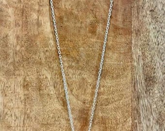 Vintage 925 MEX Our Lady of Guadalupe Wood Pendant Necklace 24”