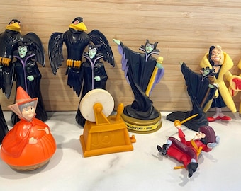 Vintage Disney McDonalds Cartoon Movie Cake Topper Retro 80s 90s Toys Mixed Lot