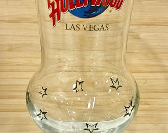 Copa de cóctel vintage Planet Hollywood Las Vegas Hurricane, año 2000, 8,5" de alto, 20 oz
