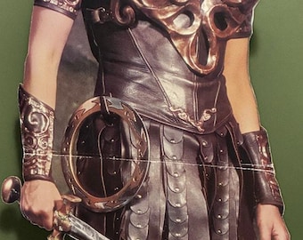 Life Size Xena Warrior Princess Cardboard Cutout 1998 Lucy Lawless Pre-Owned