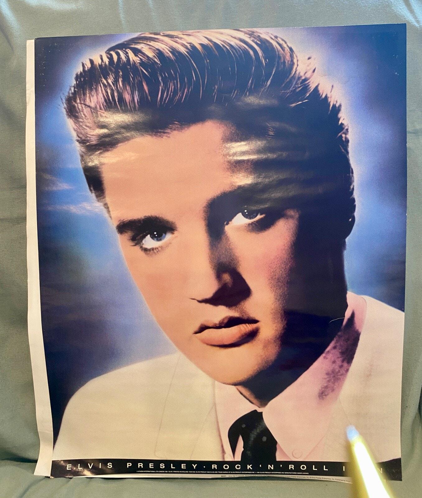 Vintage Elvis Presley Poster Lot, Collectible Memorabilia (set of