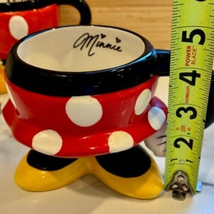 Disney Mickey Minnie Mouse 3D Feet Mug Set Disney Parks Store image 16