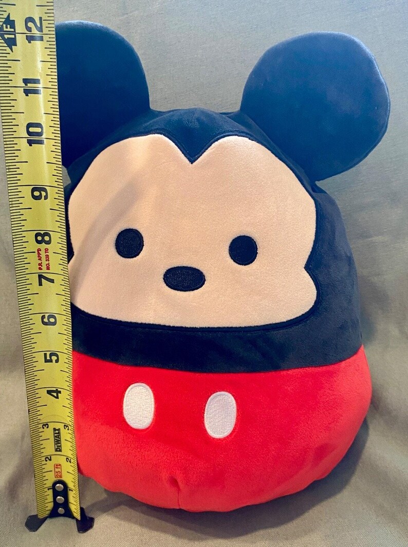 Peluche Squishmallow de Mickey Mouse de Disney de 30 cm — Squishmallows clásicos oficiales imagen 6