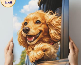 Custom cartoon Pet Portrait from Photo, Personalized Dog Illustration, Pixar Style Pet Portrait, Unique Pet Lover Gift, Wall Art