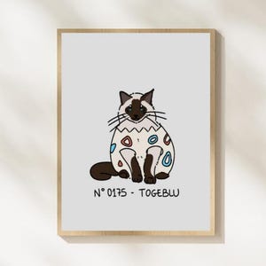 Custom Anime Pet Portrait: Kawaii Line Art, Personalized Pet Gift (Digital Download