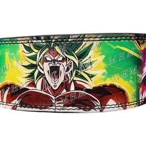 Dragon Ball Super Powerlifting Lever Belt | weightlifting Belt | Anime Belt | Lever Belt | Leather Belt | Character Belt | Back Support, Gym