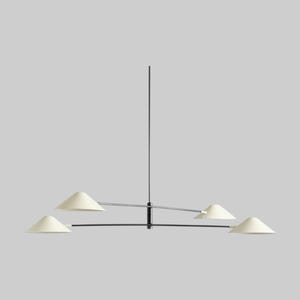 Modern Antique 2 Light 1950sMid Century Modern Pendant Sputnik chandelier light Fixture Brass Home Chandelier.