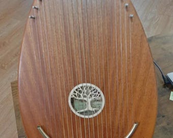 Reverie harp 22-String Rosewood Harp Free Bag, Tuning Key & Extra String Set Include