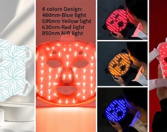 LED Red Light Therapy Face Mask | Anti-Aging Skin Rejuvenation Mask
