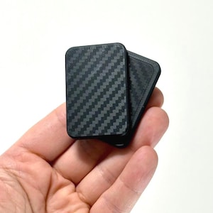 Compact Magnetic Slider Fidget Toy | 3D Printed, Customizable, Carbon Fiber or Diamond Pattern