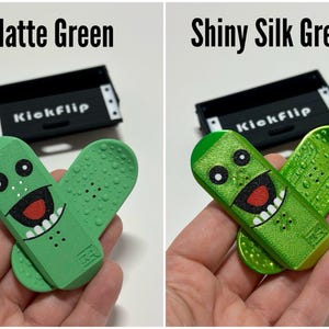 Kickflip Magnetic Skateboard Fidget Toy with Sliding Case Option | Glow in the Dark, Various Colours image 11