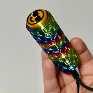 Tactile Clicky Stick Roller: 3D Printed Fidget Toy with Wrist Strap | Spike Fidget imagen 15