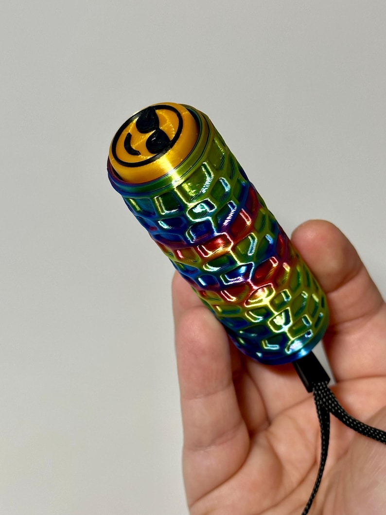 Tactile Clicky Stick Roller: 3D Printed Fidget Toy with Wrist Strap | Spike Fidget imagen 15