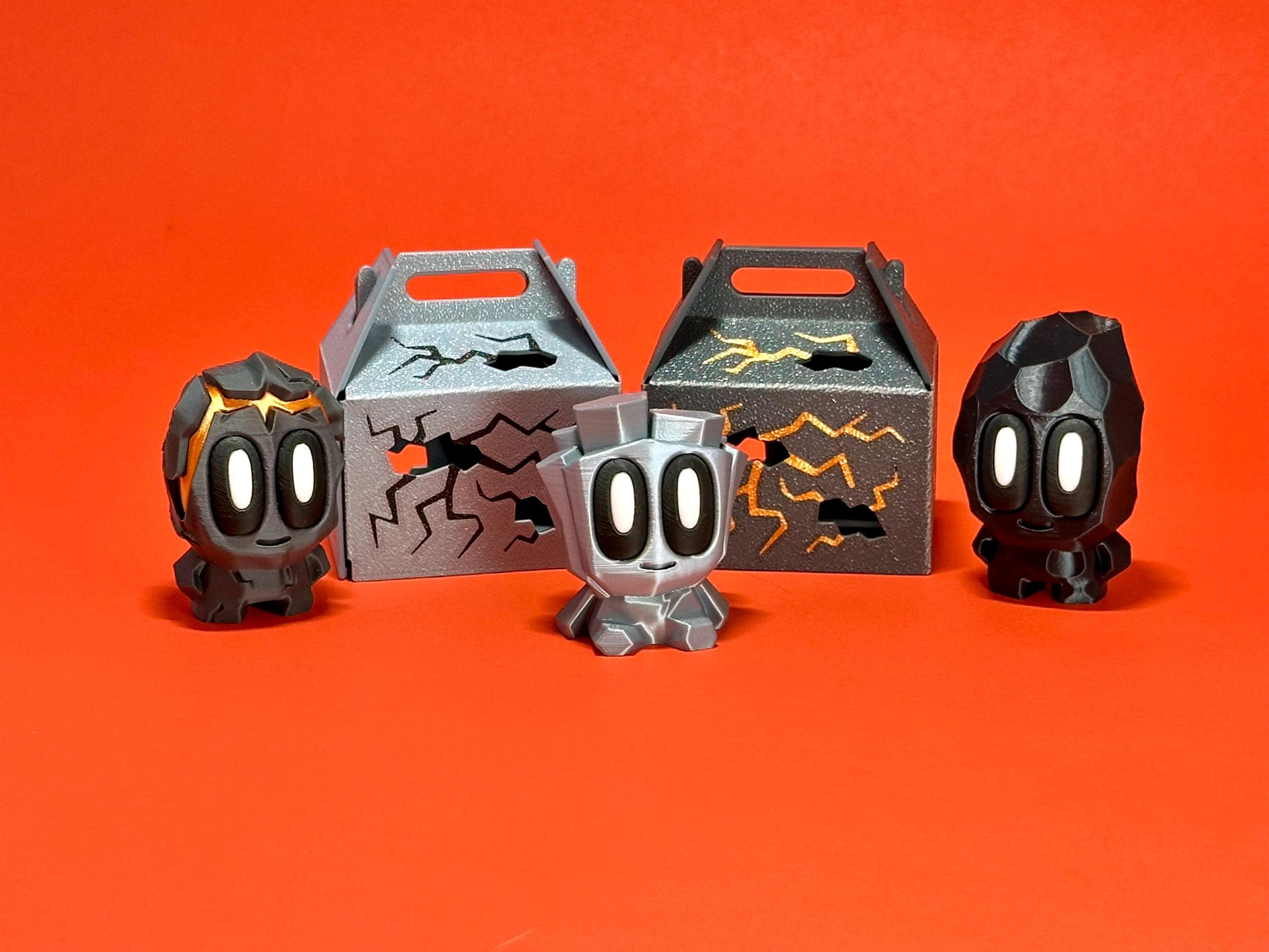 Blob Lab Rock Pet Toy | 3D Printed Lava, Obsidian, Basalt Collectibles ...