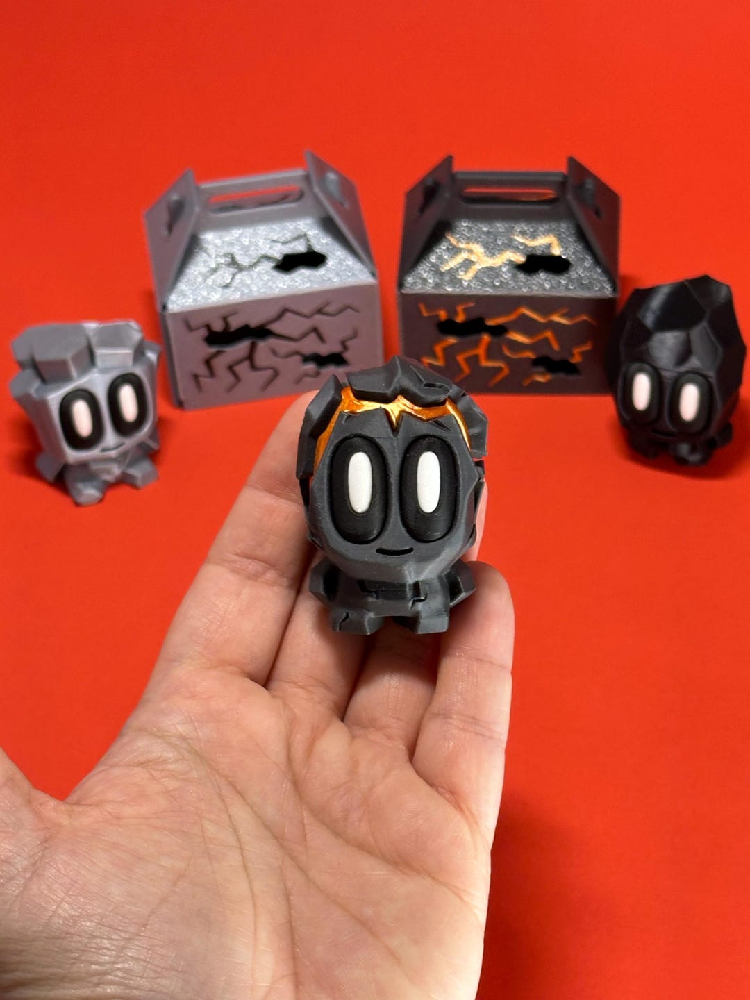 Blob Lab Rock Pet Toy | 3D Printed Lava, Obsidian, Basalt Collectibles ...