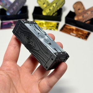 Kickflip Magnetic Skateboard Fidget Toy with Sliding Case Option | Glow in the Dark, Various Colours image 7