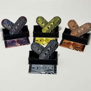 Kickflip Magnetic Skateboard Fidget Toy with Sliding Case Option | Glow in the Dark, Various Colours image 4