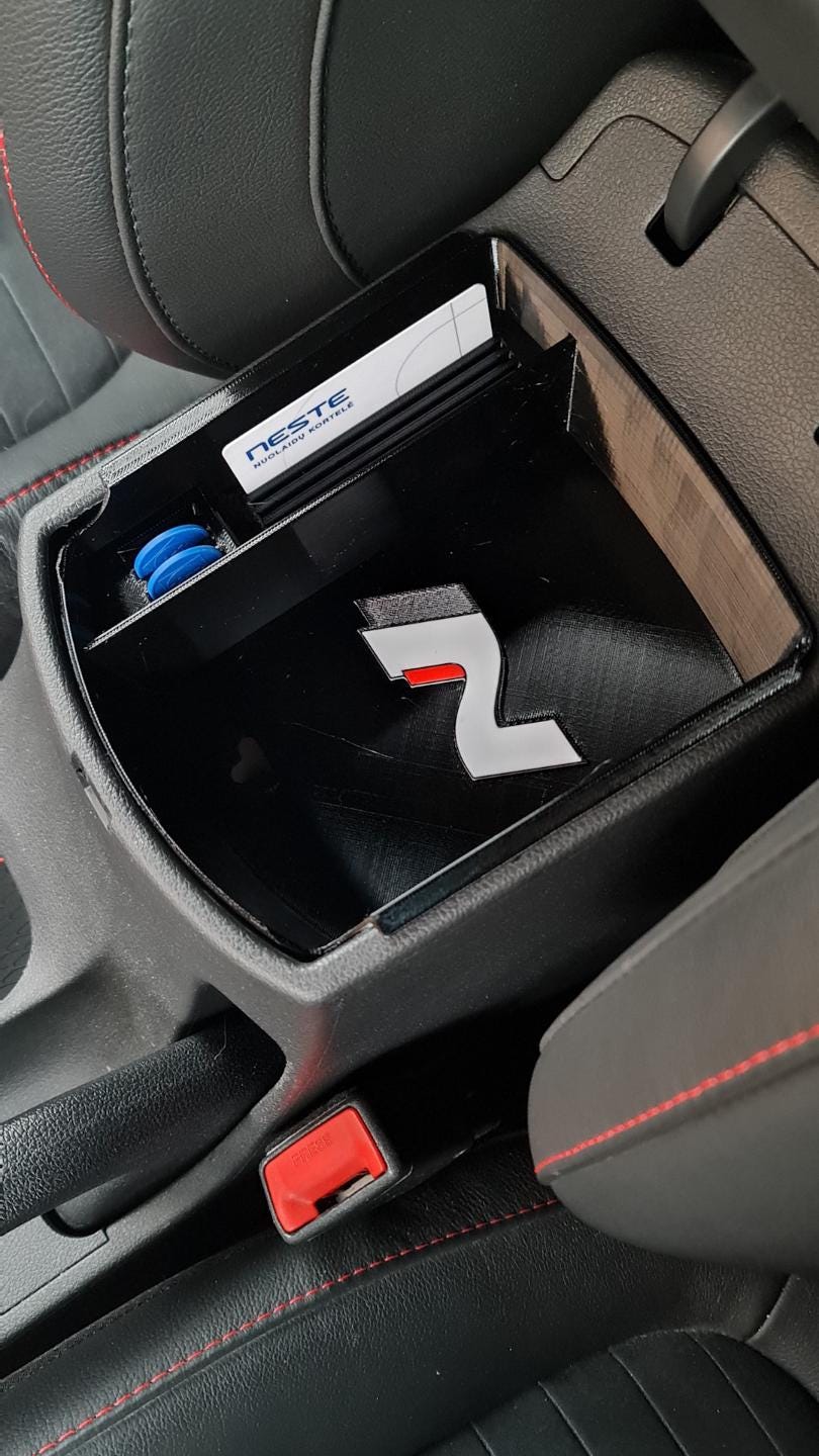 PER KIA-EV6 2021-2024 Console Centrale Scatola Portaoggetti Vassoio Inferiore Strato Ordinatore - 4
