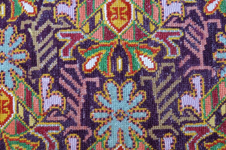 Pure silk Uzbek suzani pillow,full stitching Embroidered Pillow,Home Decor pillow Boho pillow,Tapestry pillow 16.5 x 16.5 inch