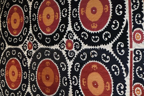 Uzbek Samarkand region cotton silk handmade embroidery Wall Hanging Bed Cover Ethnic Suzani 98 Uzbek Samarkand region cotton silk handmade embroidery Wall Hanging Bed Cover Ethnic Suzani 98