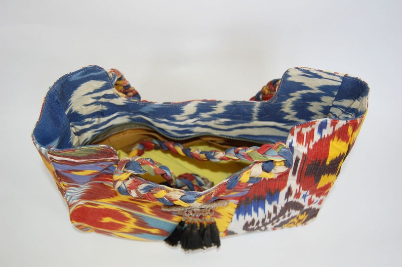 Tote bag,Bohemian bag,Boho bag,everyday bag,Ethnic bag,Festival bag,hippie bag,Tribal bag silk cotton Ikat bag Uzbek bag,ikat bag