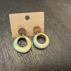 Ceramic Drop Earrings