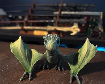 Baby Norwegian Ridgeback Dragon Figure