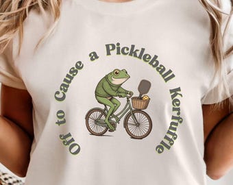Zabawna koszulka z grafiką do pickleballa: Dinking, Paddle & Ball – wygodna koszulka w kolorach