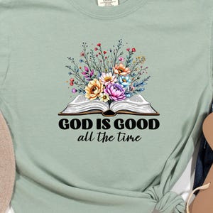God is Good Christian T-Shirt: Unisex Comfort Colors Faith Tee
