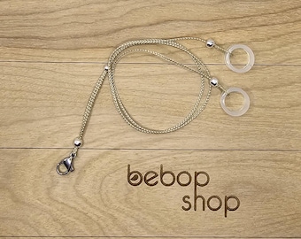 Necklace Attachment with Invisible Cord Hearing Aid or Cochlear Implant Cord