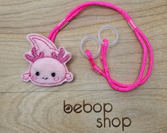 Ally the Axolotl - Hearing Aid Cord or Cochlear Implant Cord