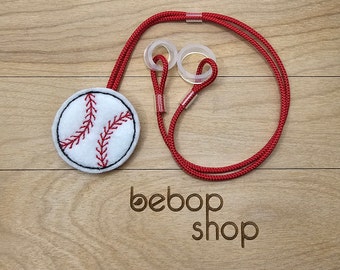 Baseball - Hearing Aid Cord or Cochlear Implant Cord