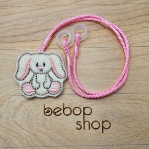 Khloe the Bunny- Hearing Aid Cord or Cochlear Implant Cord