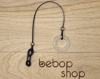 Eye glasses attachment - Hearing Aid Cord or Cochlear Implant Cord