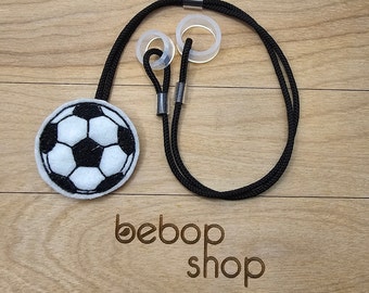 Soccer Ball  - Hearing Aid Cord or Cochlear Implant Cord