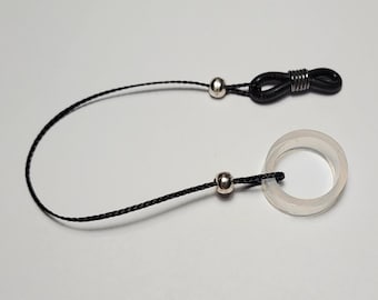 Eye glasses attachment - Hearing Aid Cord or Cochlear Implant Cord