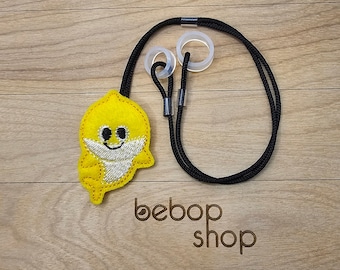 Yellow Shark - Hearing Aid Cord or Cochlear Implant Cord