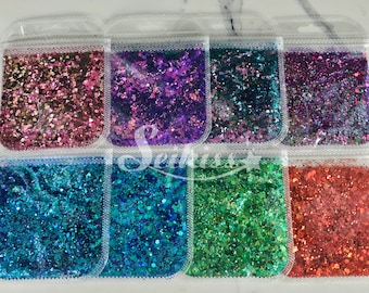 Chameleon Chunky Glitter: Color Shift Resin, Nails, Crafts