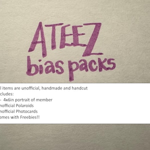 ATEEZ Bias Packs