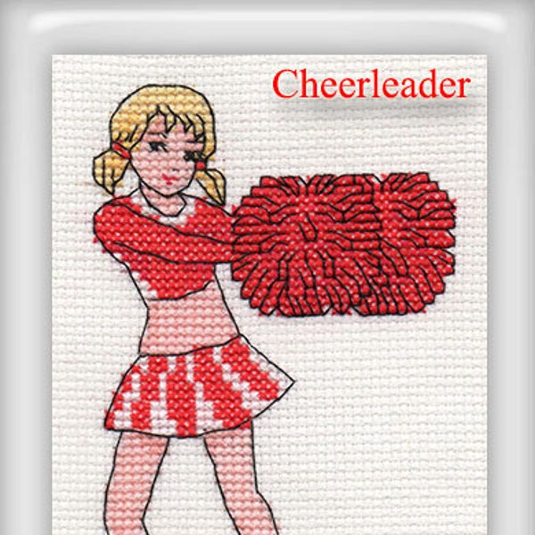 Cheerleader - Cross stitch pattern