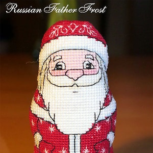 Russian father Frost Toy - Cross stitch pattern