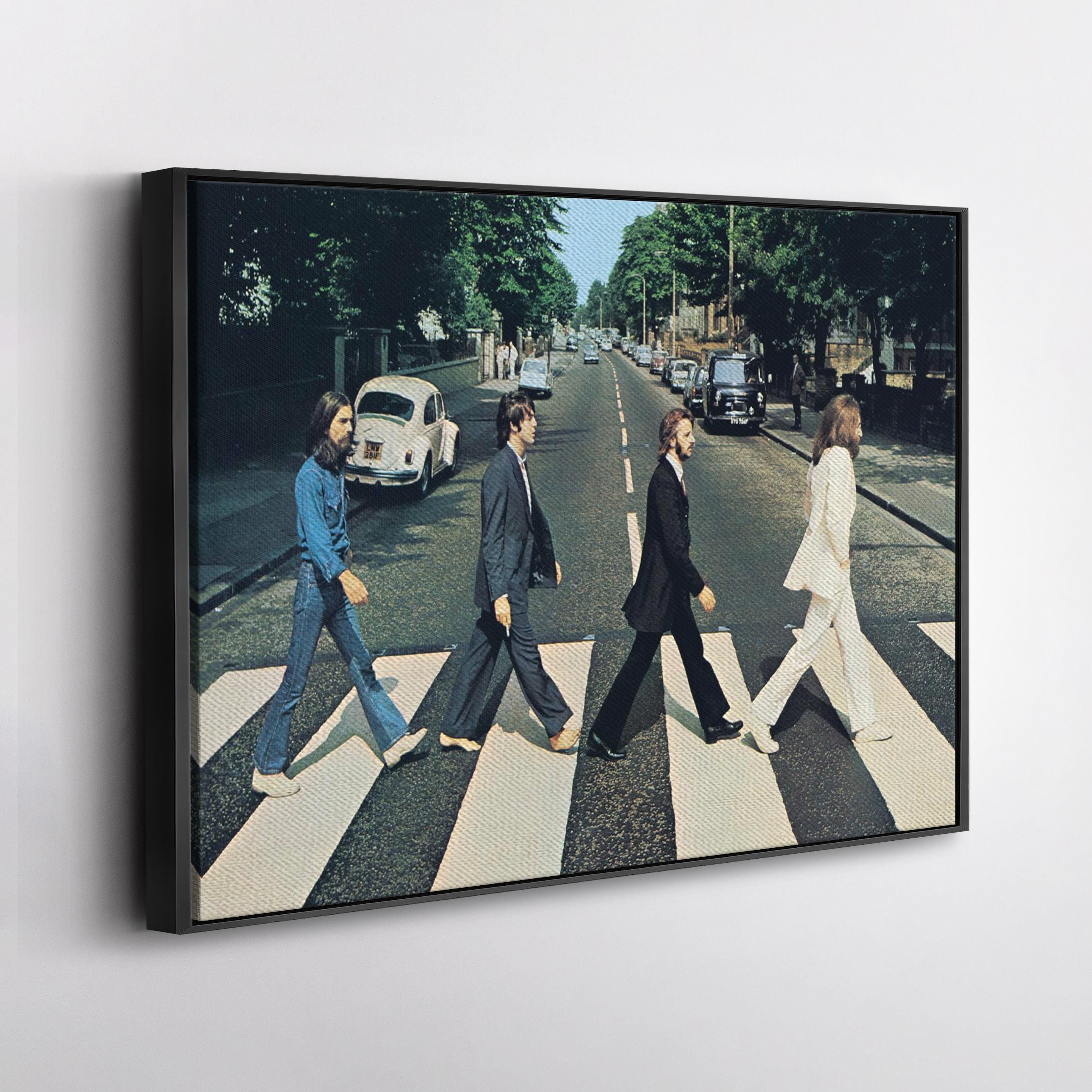 The Beatles Abbey Road Canvas – Classic Rock Album Art Wall Print ...