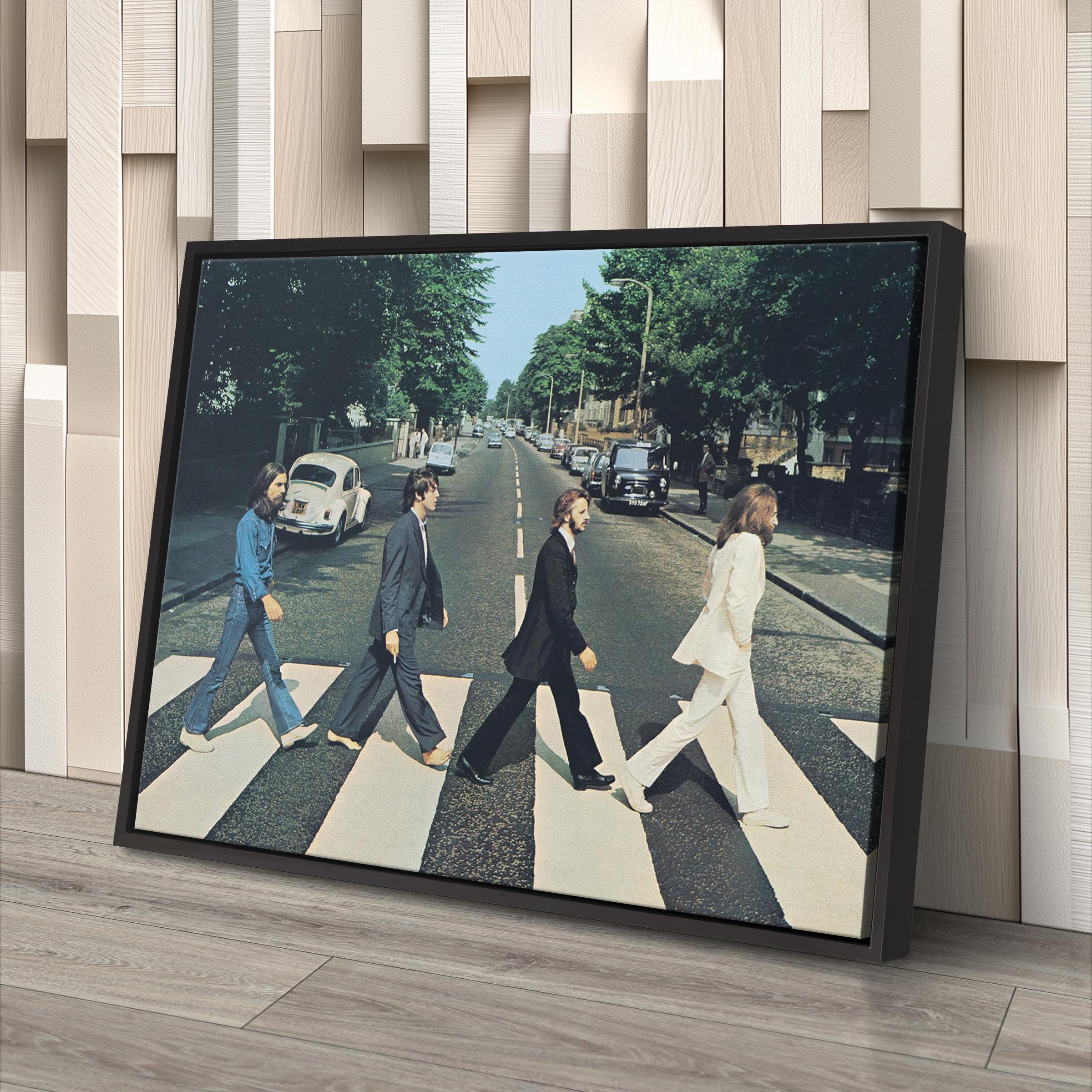 The Beatles Abbey Road Canvas – Classic Rock Album Art Wall Print ...