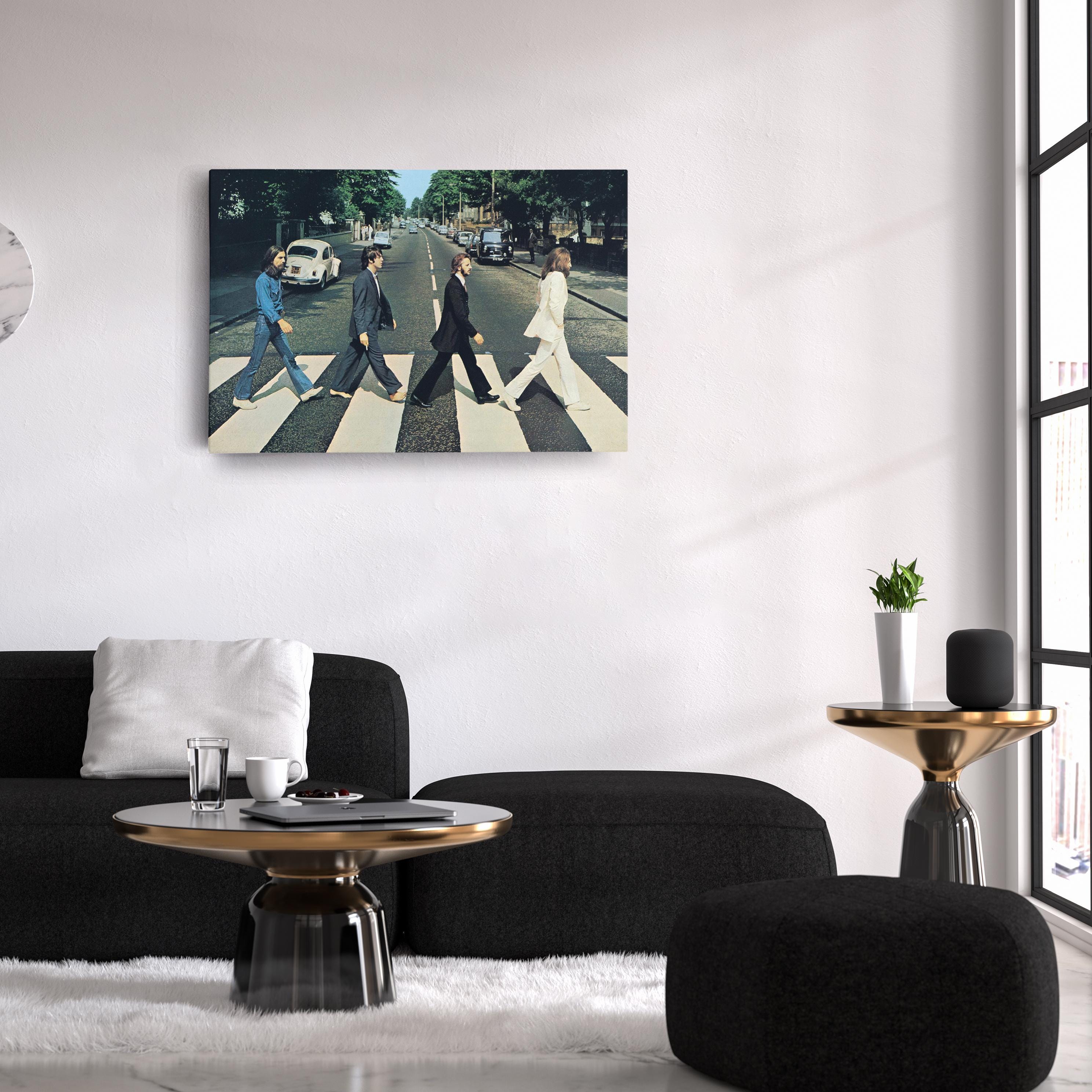 The Beatles Abbey Road Canvas – Classic Rock Album Art Wall Print ...