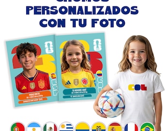 Cromo Personalizado Digital Estilo Copa Mundia de la FIFA 2026
