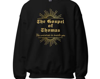 Sweater met spirituele zelfontdekking: mindfulness en innerlijke rust, uniseks katoenmix